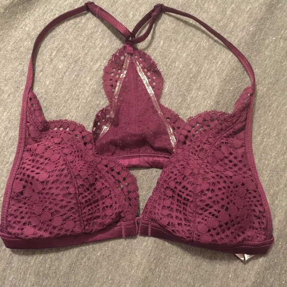 Victoria's Secret Other - Victoria's Secret Maroon Lace Bralette
